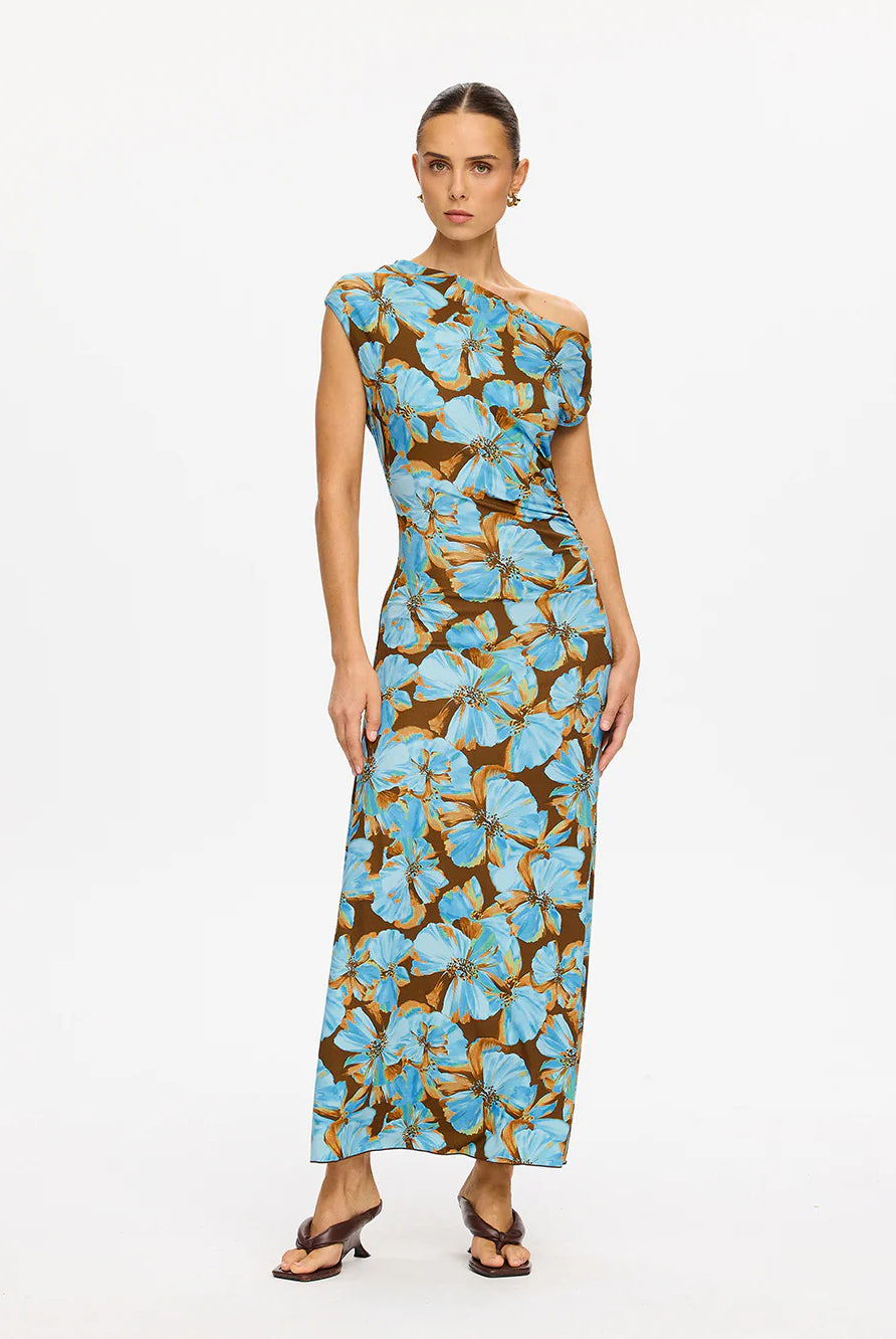 Kivari - Nieve Jersey Maxi Dress (Blue) Kivari