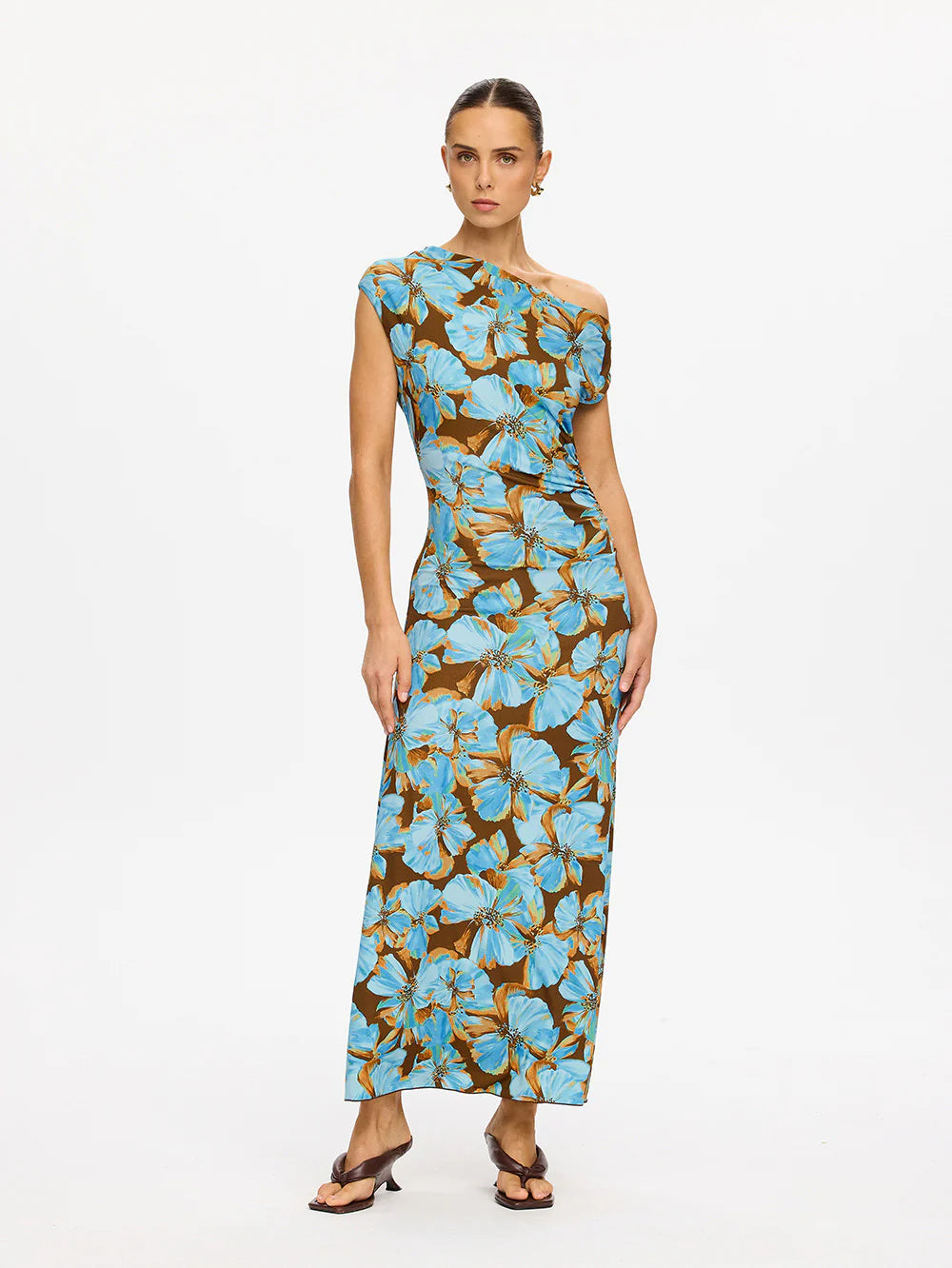Kivari - Nieve Jersey Maxi Dress (Blue) Kivari