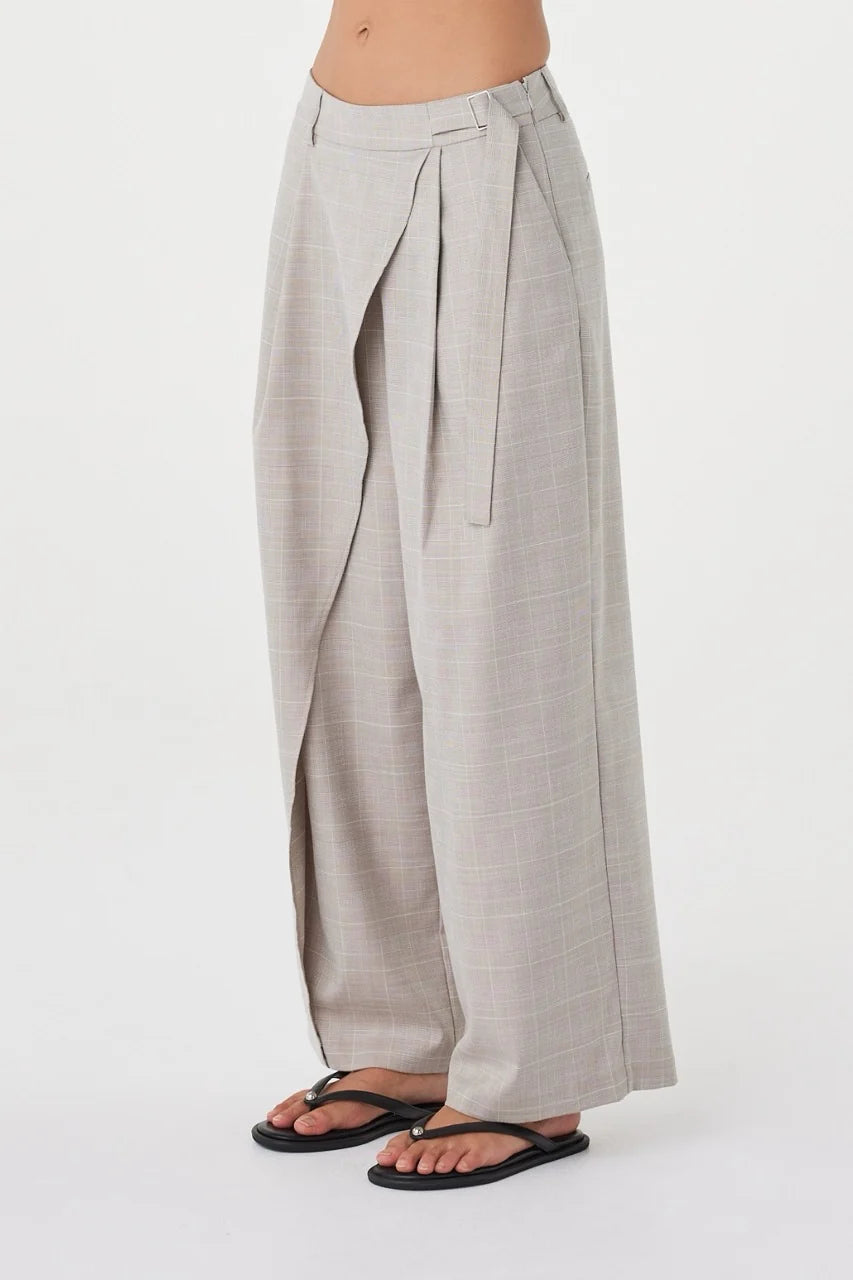 Arcaa - Calla Pant (Taupe Plaid) Arcaa