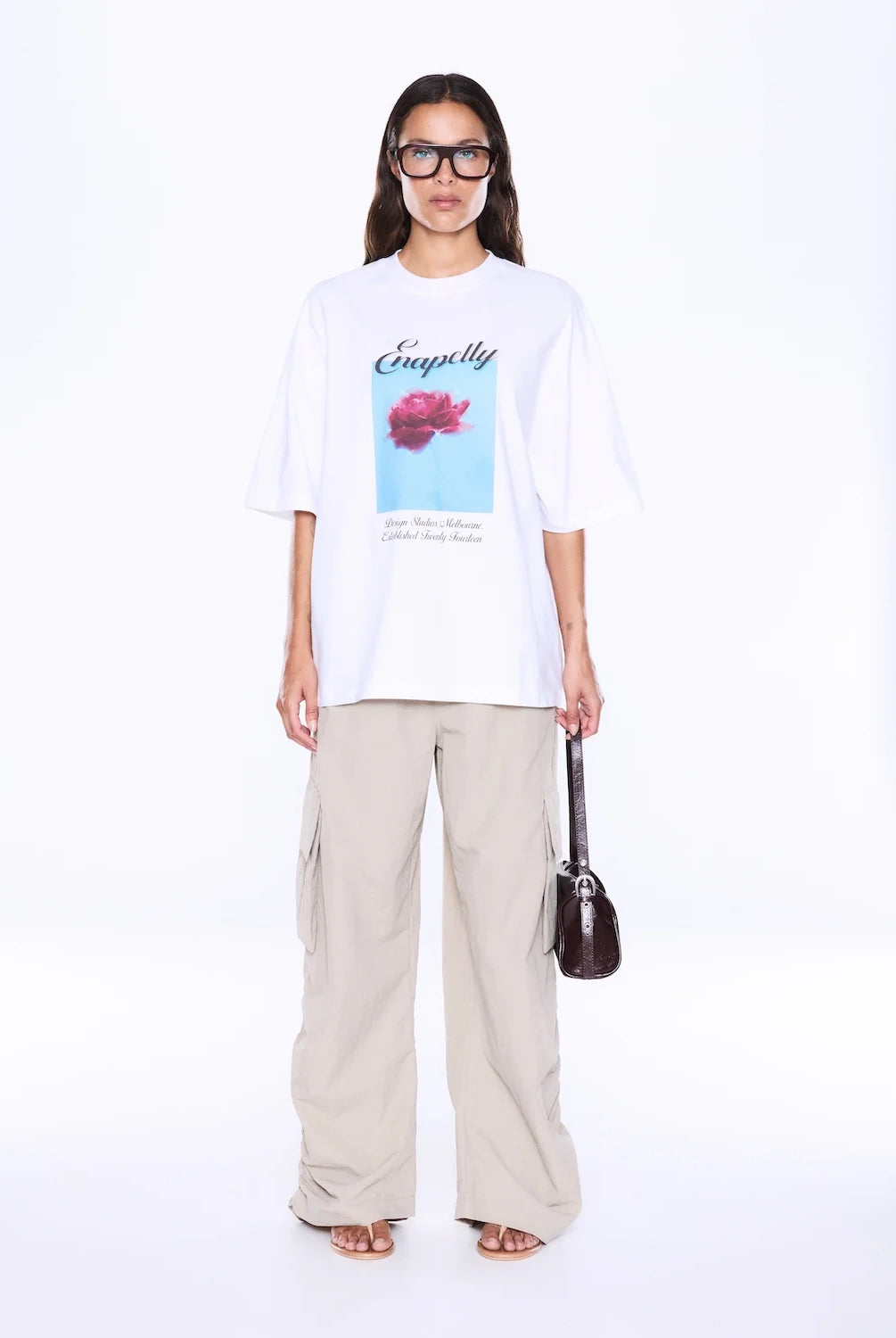 Ena Pelly - Maeve Relaxed Tee (Rose Garden) Ena Pelly