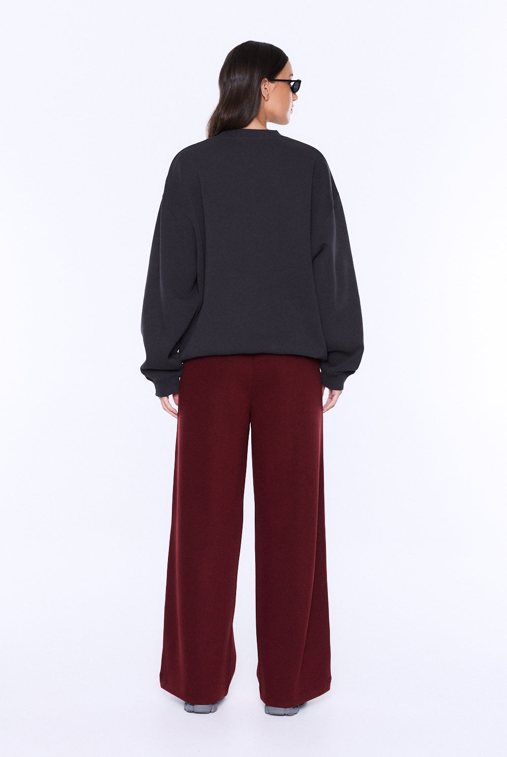 Ena Pelly - Mila Oversized Sweater (Vintage Black/Cheetah) Ena Pelly