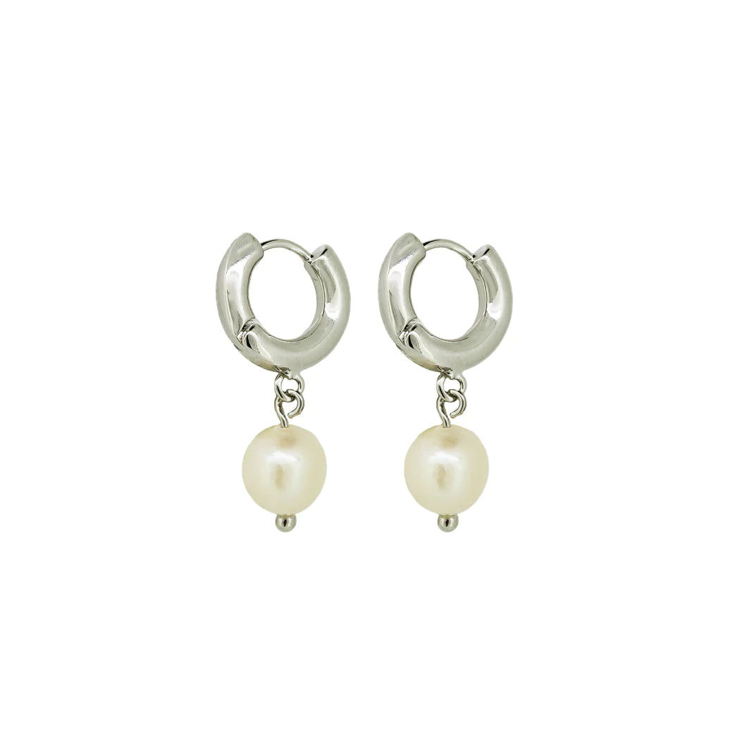 Jolie & Deen Bethany Pearl Sleepers - Silver Jolie & Deen