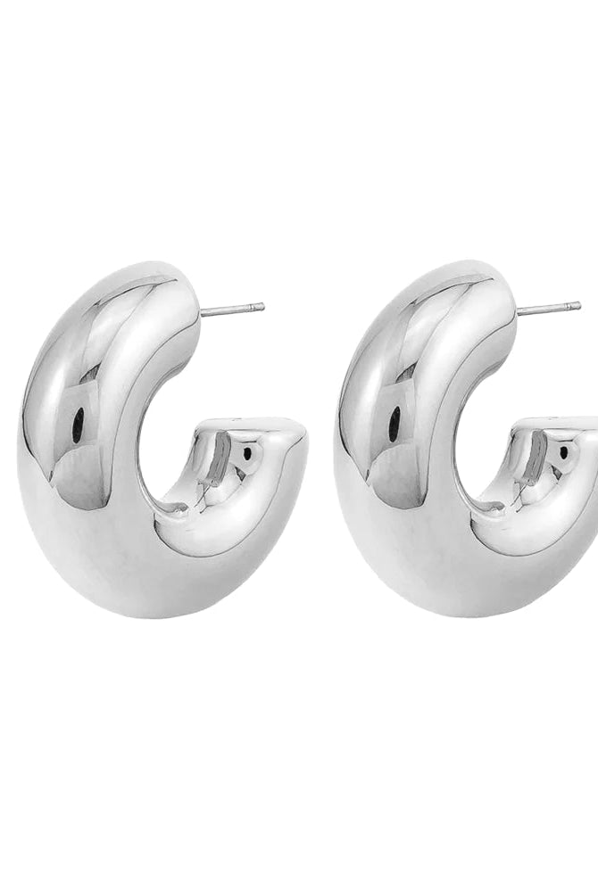 Jolie & Deen Winnie Hoops - Silver Jolie & Deen
