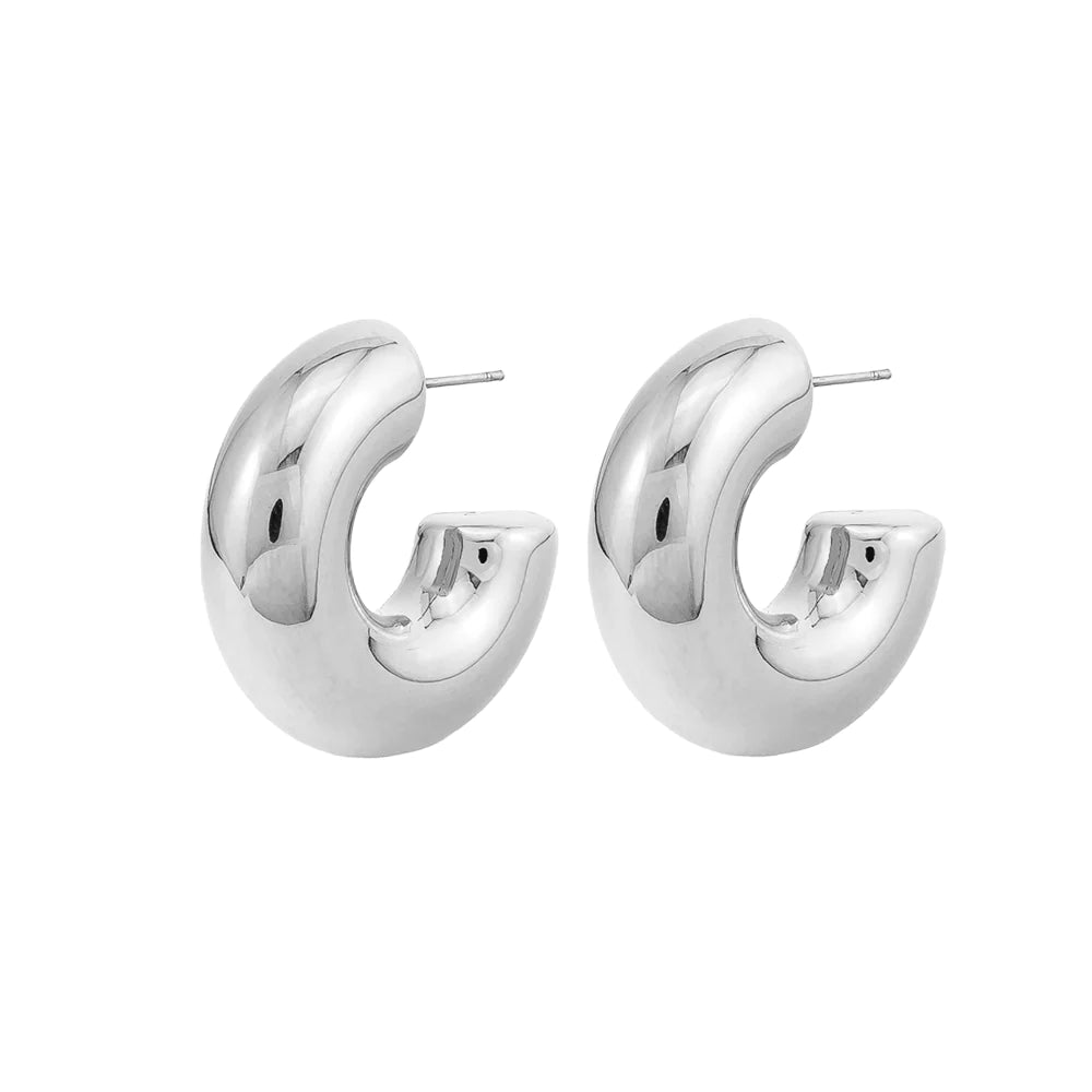 Jolie & Deen Winnie Hoops - Silver Jolie & Deen
