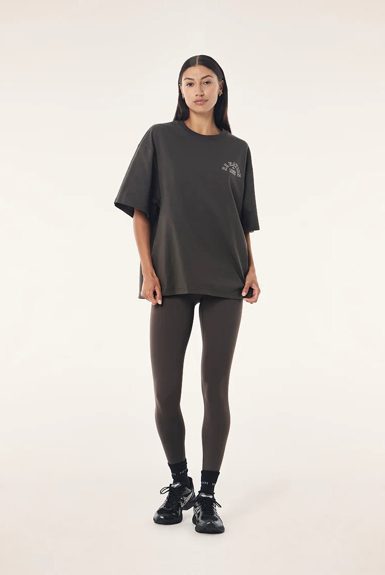 P.E Nation - Established Oversized Tee (Dark Olive) P.E Nation