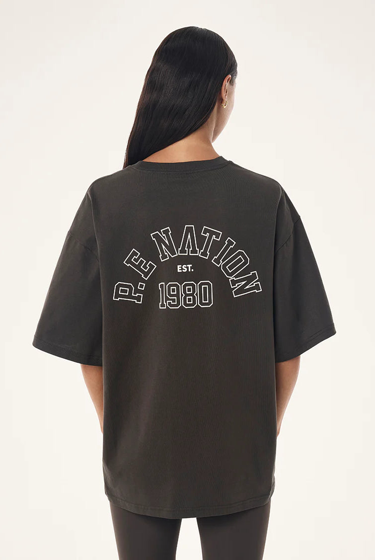 P.E Nation - Established Oversized Tee (Dark Olive) P.E Nation