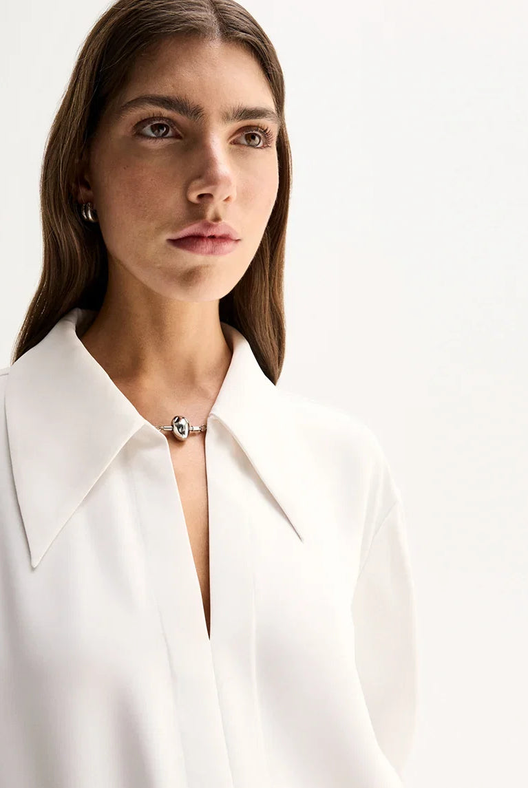 Elka Collective - Millicent Shirt (Ivory) Elka Collective