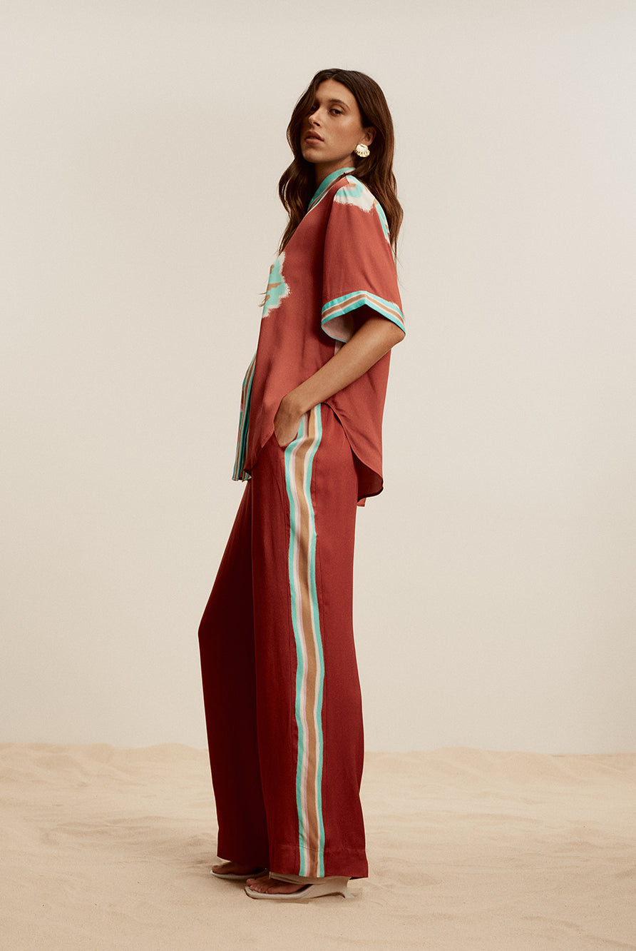 Kivari - Enzo Pant (Maroon) Kivari