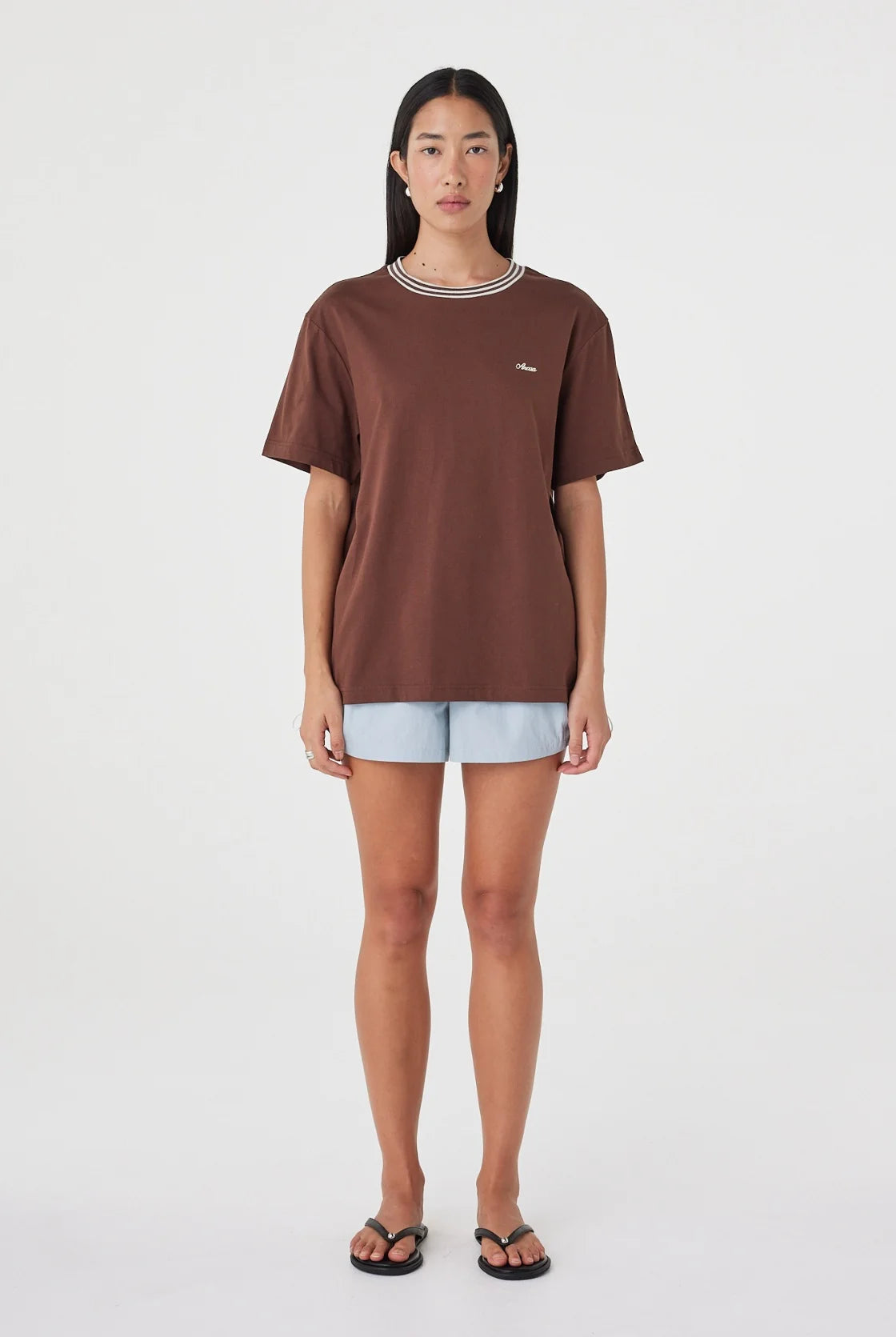 Arcaa - Kylen Tee (Espresso & Cream) Arcaa