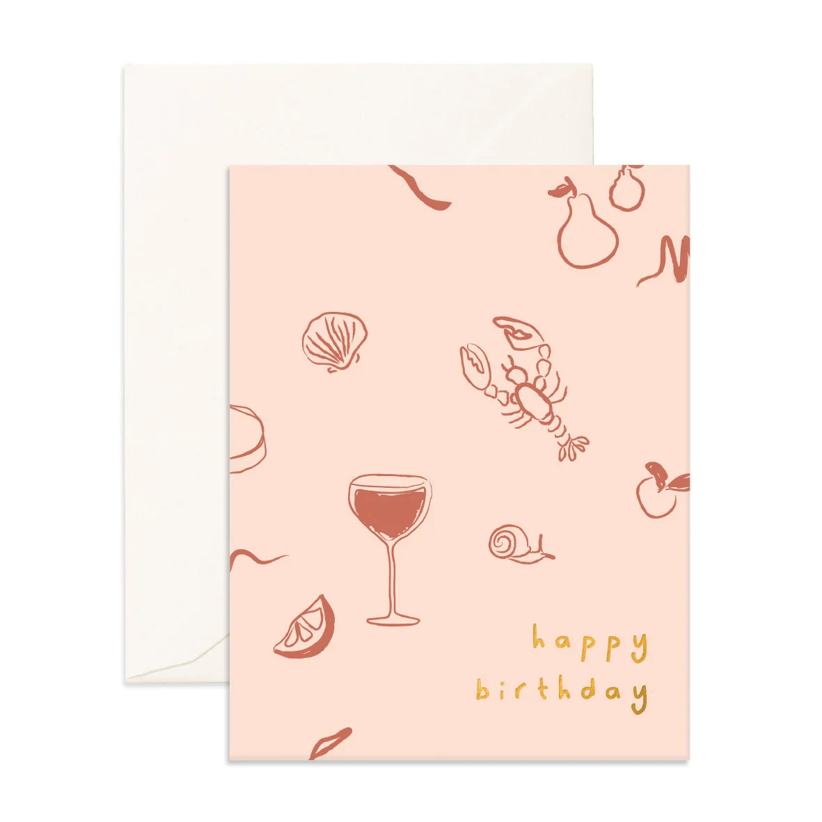 Fox & Fallow - Birthday Long Lunch Greeting Card Fox & Fallow