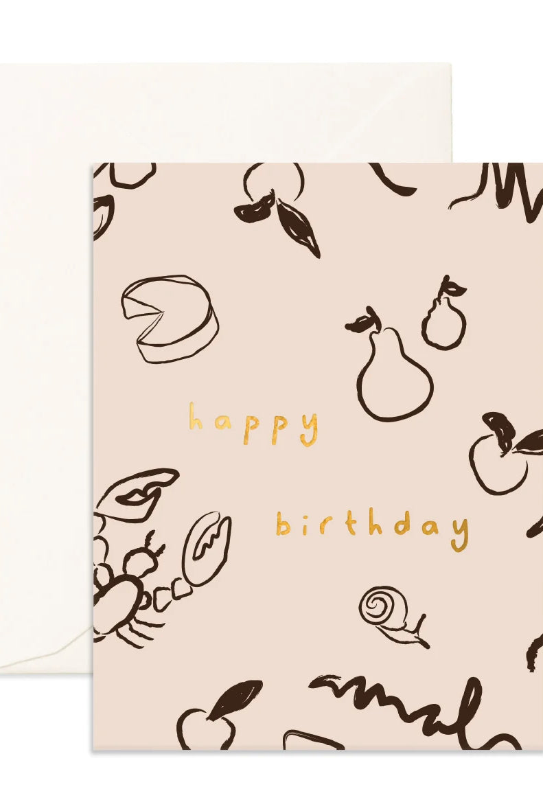 Fox & Fallow - Birthday Amalfi Greeting Card Fox & Fallow