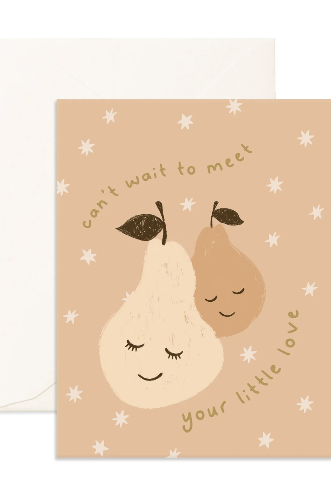 Fox & Fallow - Meet Little Love Pear Greeting Card Fox & Fallow