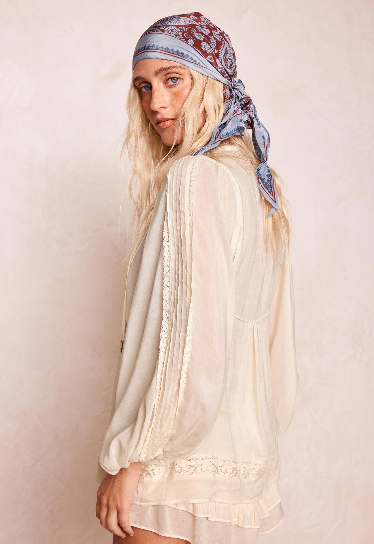 Spell - Ines Boho Blouse (Light Sand) Spell