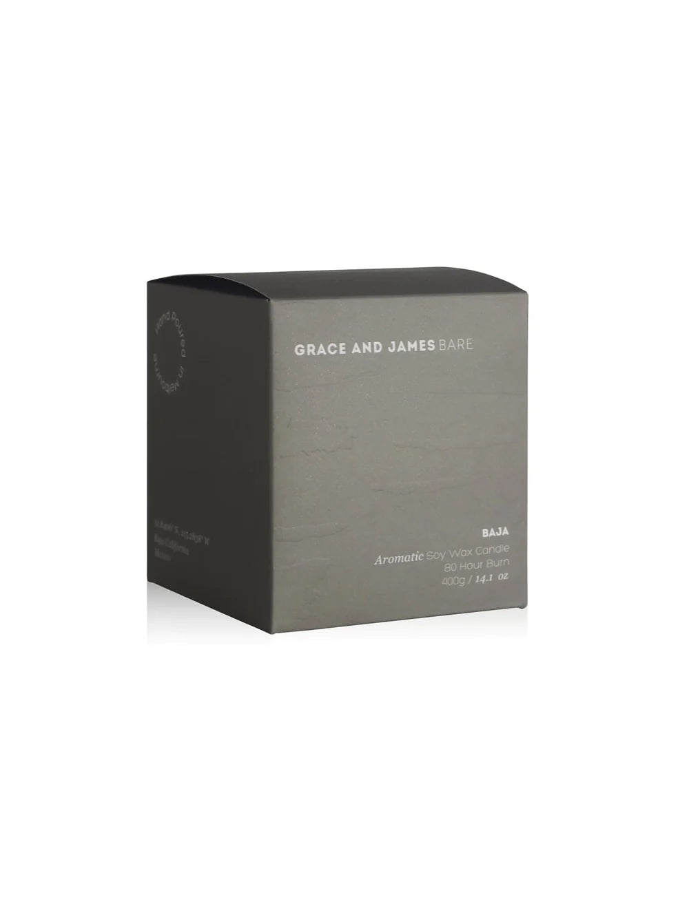 Grace and James Bare 80hr Candle - Baja Grace and James
