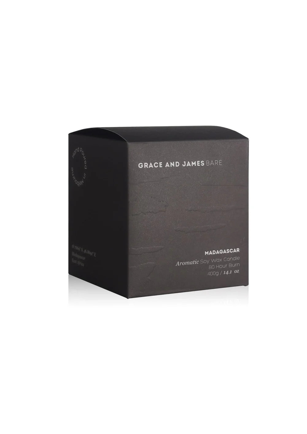 Grace and James Bare 80hr Candle - Madagascar Grace and James