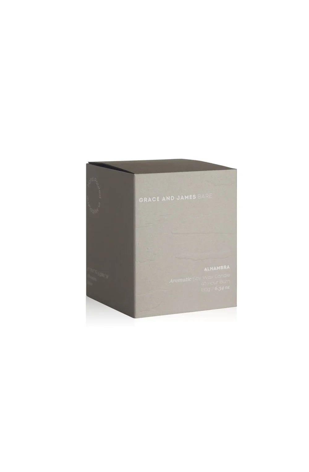 Grace and James - Bare 40hr Candle (Alhambra) Grace and James