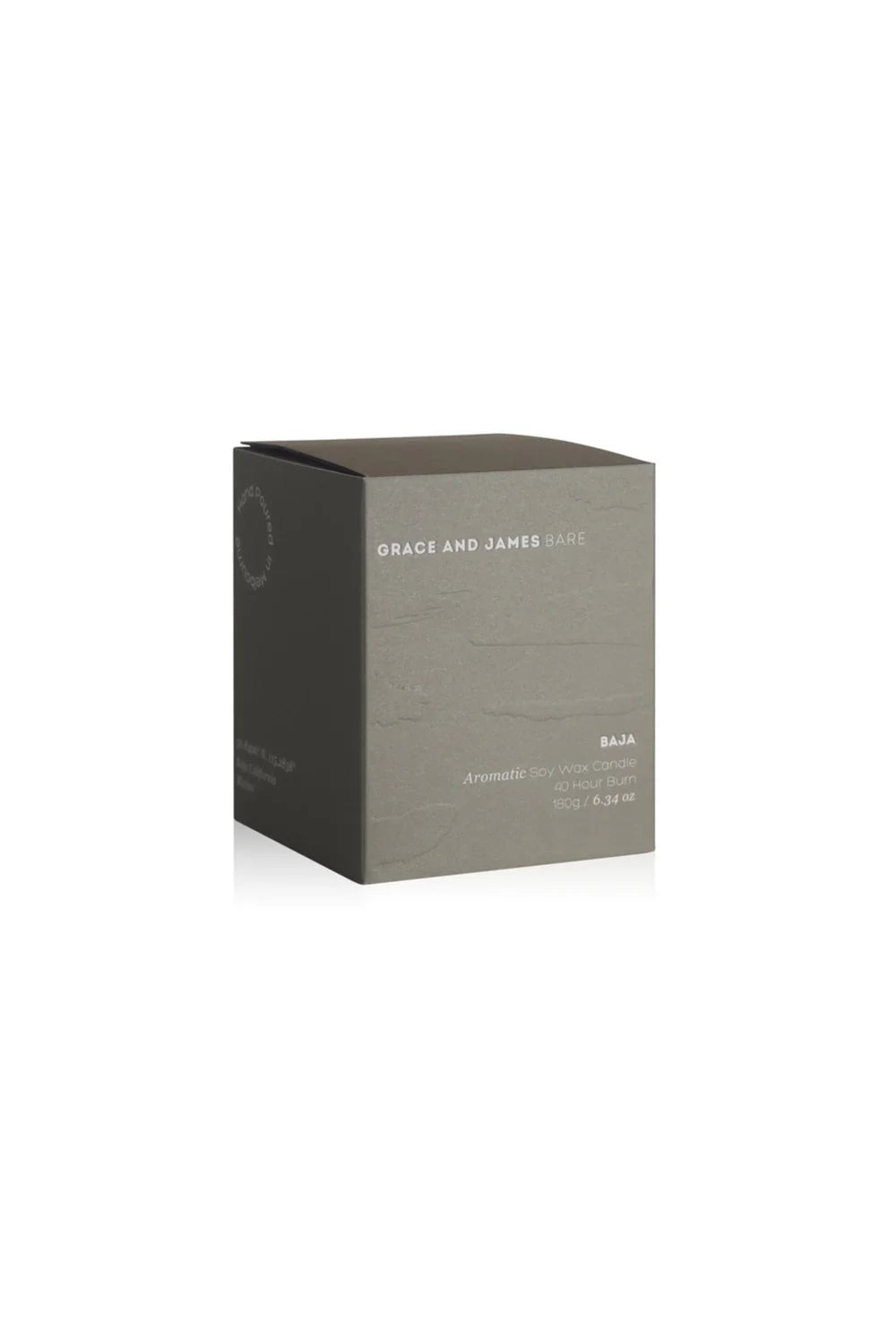 Grace and James - Bare 40hr Candle (Baja) Grace and James