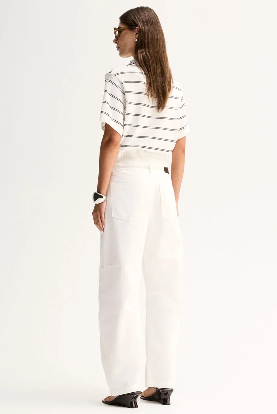 Elka Collective - Harley Knit Tee (White) Elka Collective