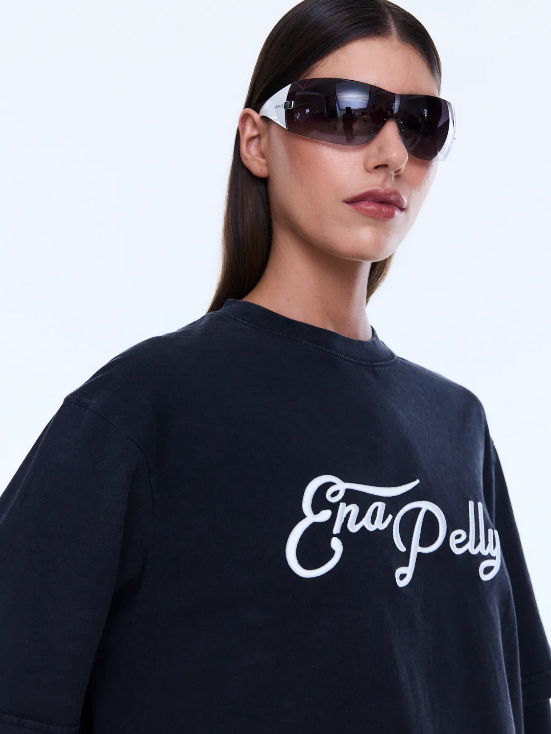 Ena Pelly - Mock Layer Long Sleeve Tee (Vintage Black/ EP Studios) Ena Pelly