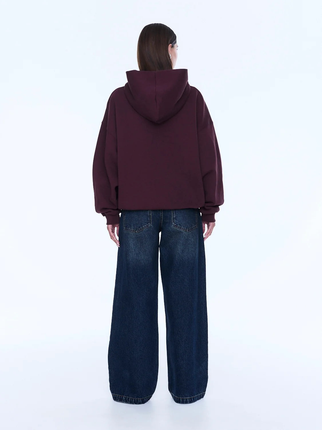 Ena Pelly - Cassie Oversized Hoodie (Deep Cherry/Pelly) Ena Pelly