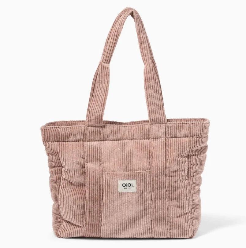 OiOi - Everyday Tote (Rose Pink Corduroy) OiOi