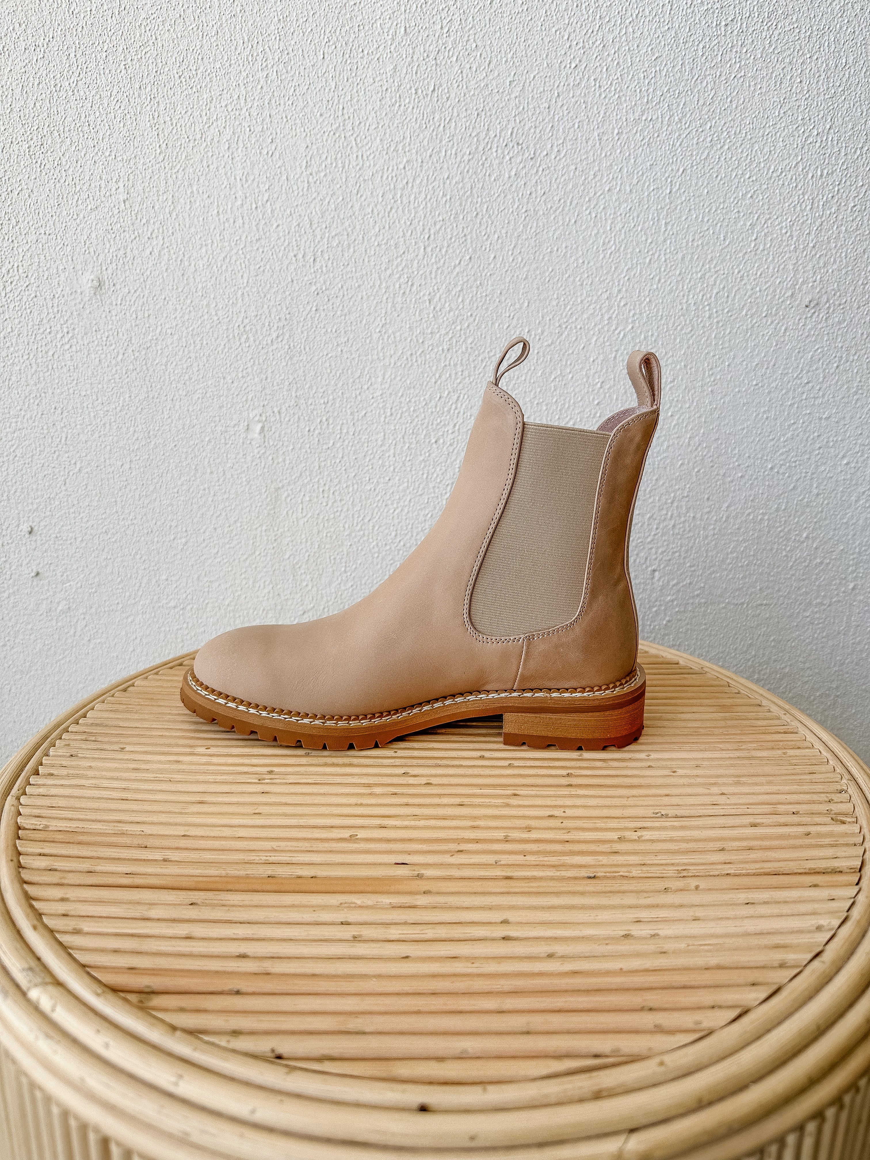 Mollini Roccom - Latte Leather / Natural Sole Mollini