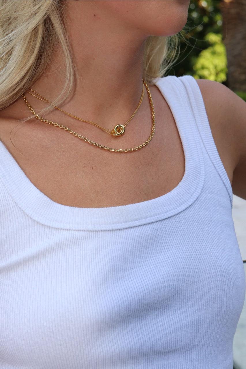 Zafino Lily Necklace - Silver Zafino