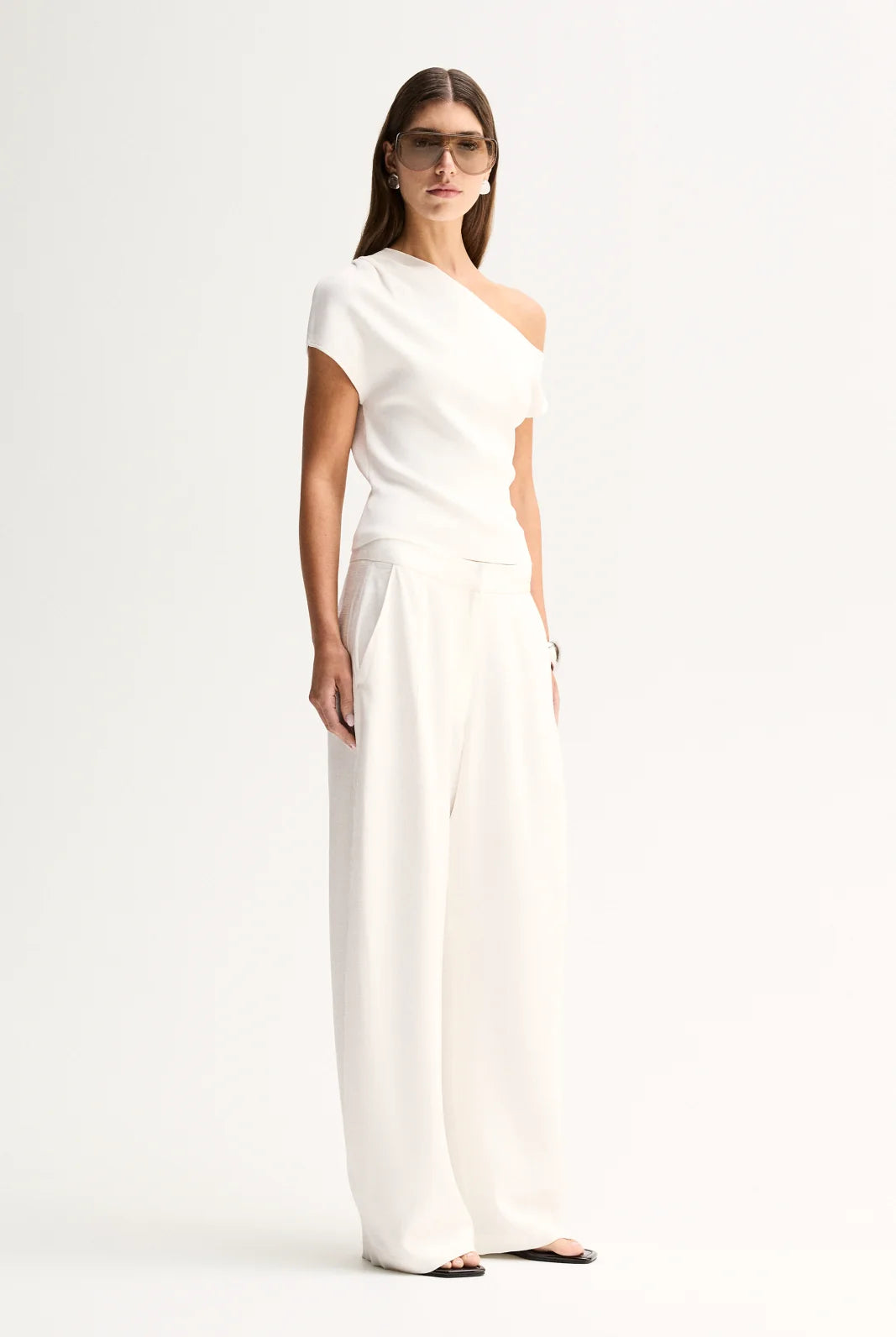 Elka Collective - Talia Knit Top (White) Elka Collective