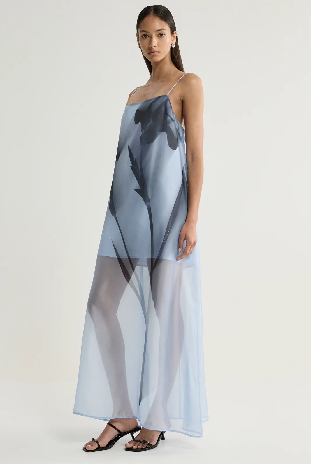 Elka Collective - Jade Dress (Blue Floral Print) Elka Collective