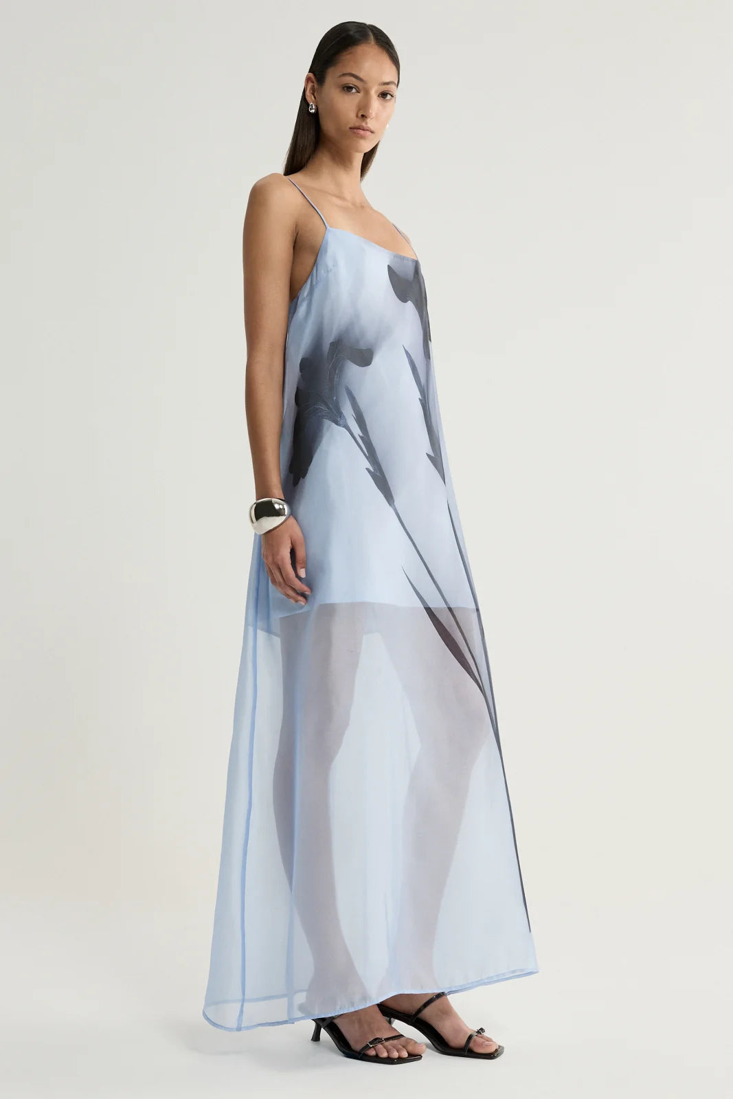 Elka Collective - Jade Dress (Blue Floral Print) Elka Collective