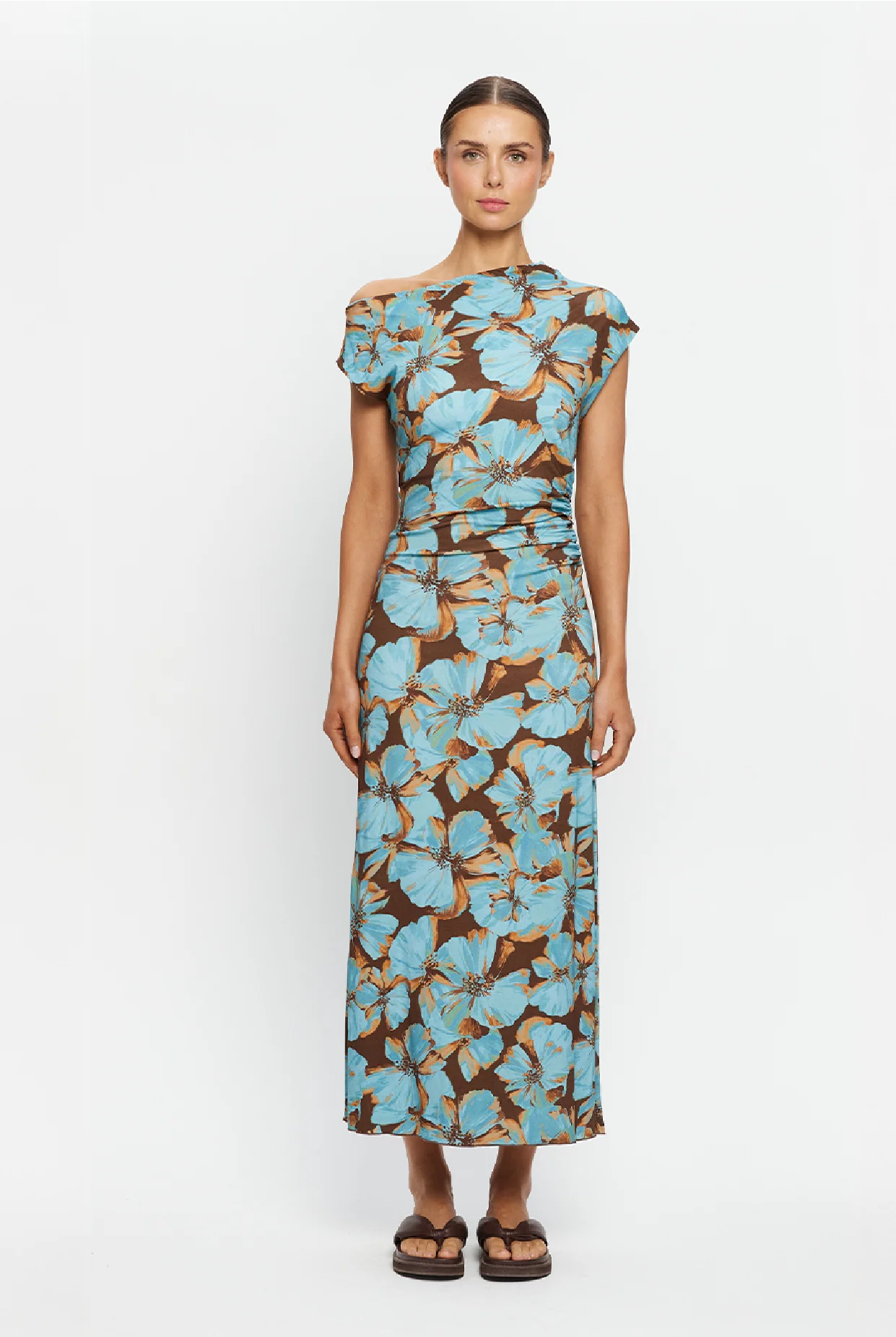 Kivari - Nieve Jersey Maxi Dress (Blue) Kivari