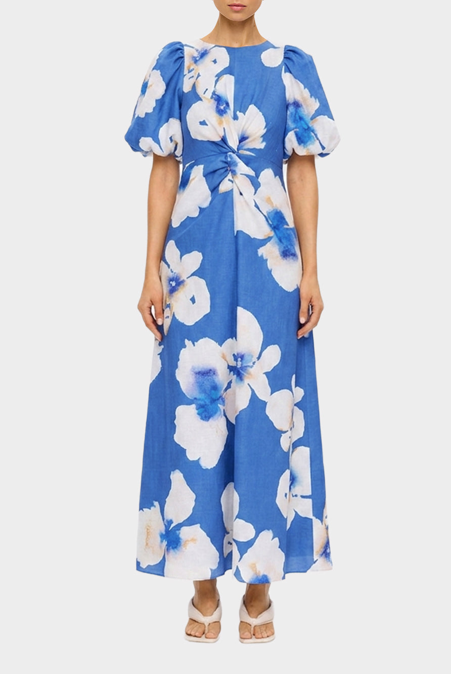 (Pre-Order) Kivari - Rowena Maxi Dress (Blue) Kivari