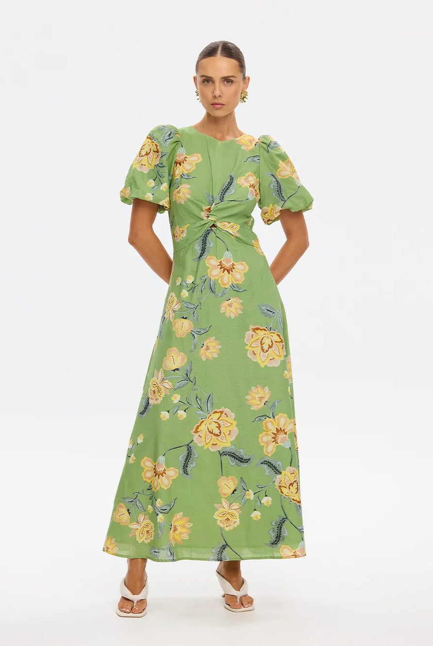 Kivari - Eve Maxi Dress (Green) Kivari