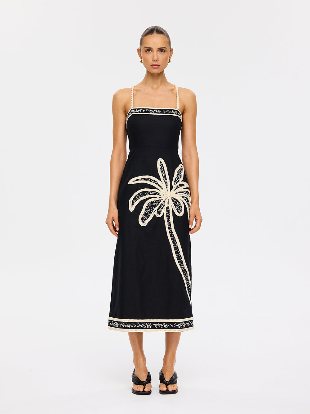 Kivari - Zaria Midi Dress (Black) Kivari