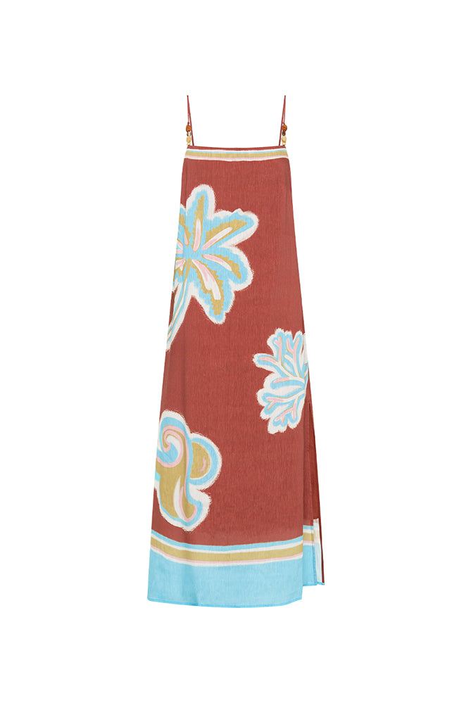 (Pre-Order) Kivari - Enzo Midi Dress (Maroon) Kivari