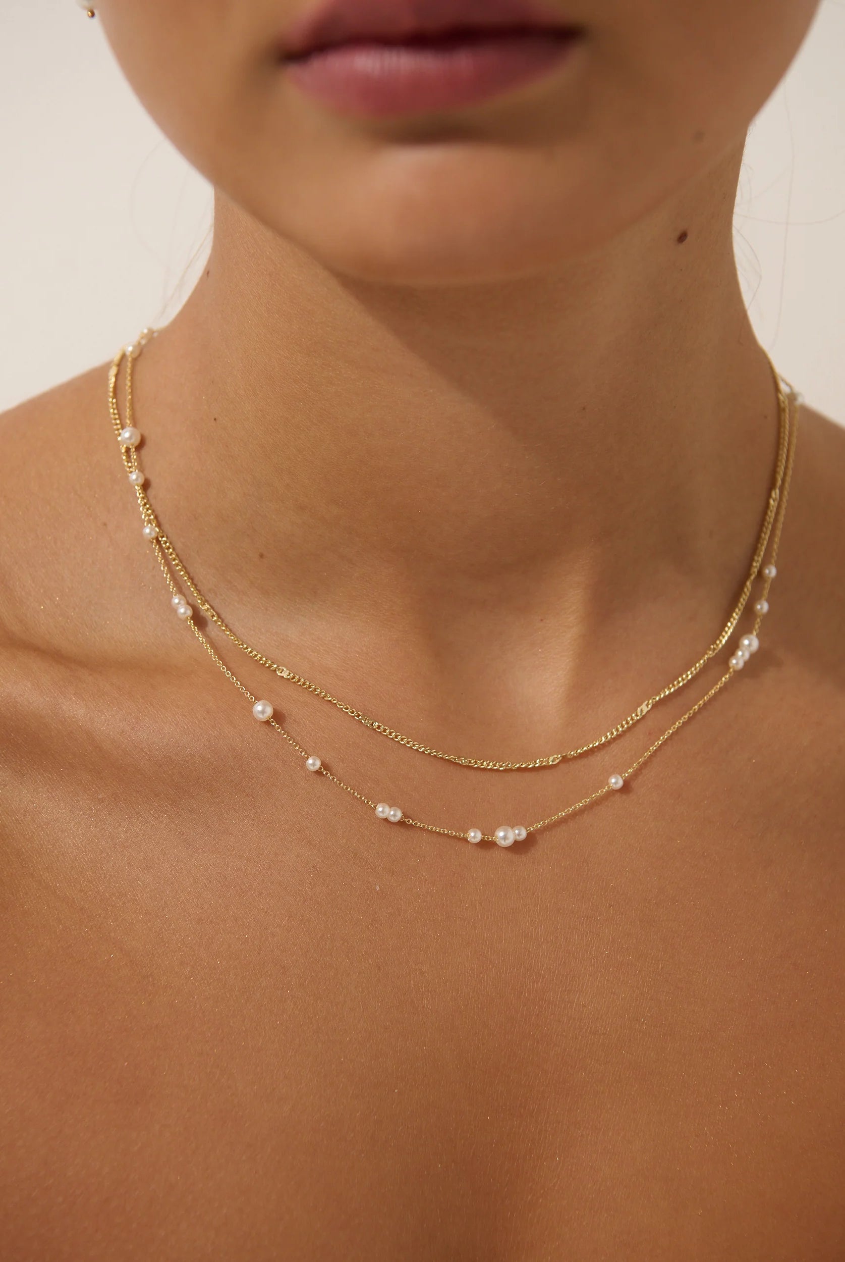 Pear Layered Necklace Dear Blackbird Boutique
