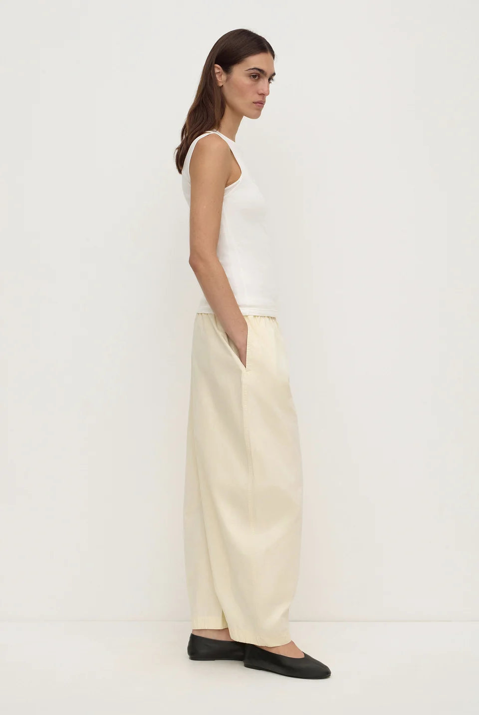 Assembly Label - Lola Barrel Pant (Vanilla) Assembly Label
