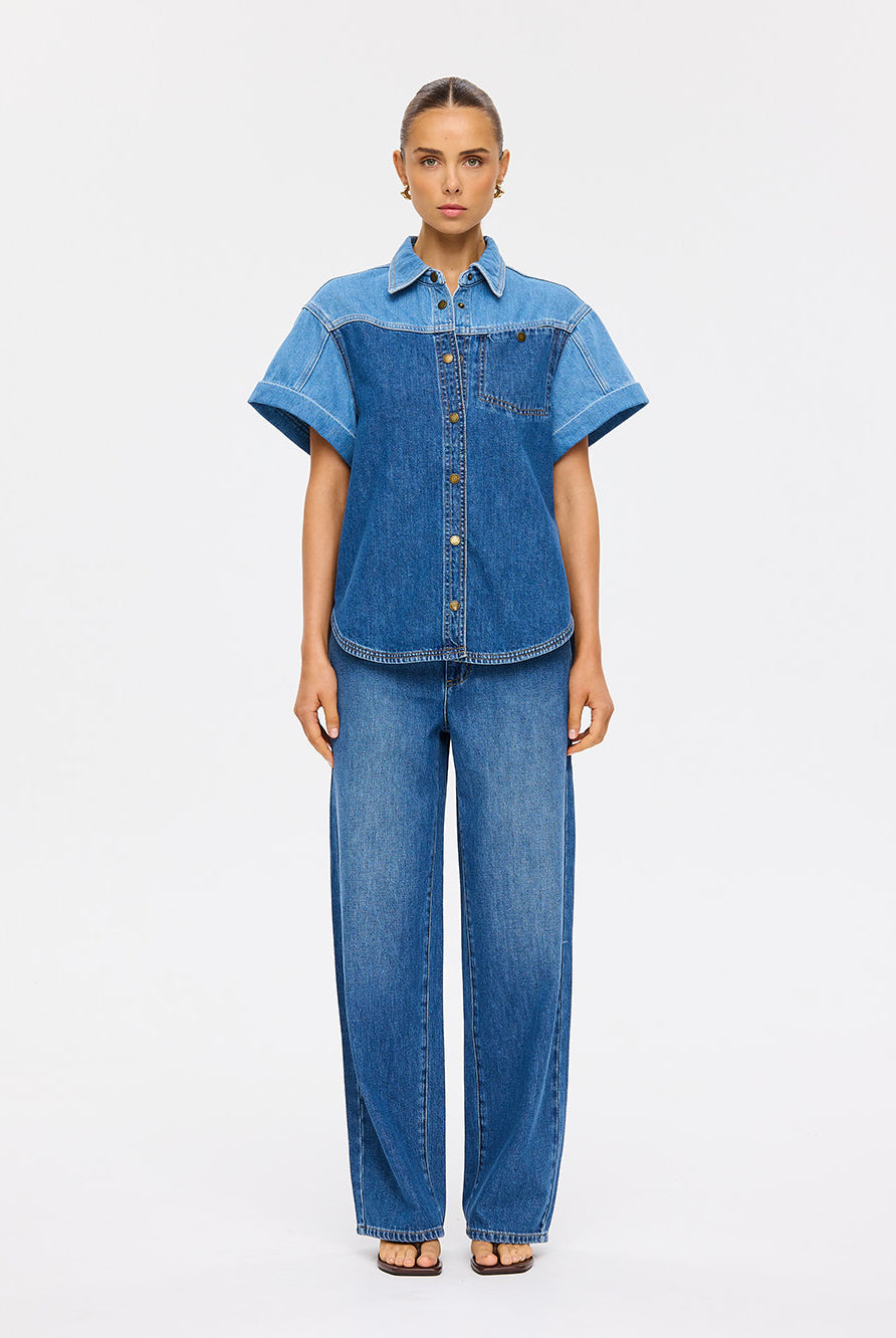 (Pre-Order) Kivari - Coralie Denim Shirt Kivari