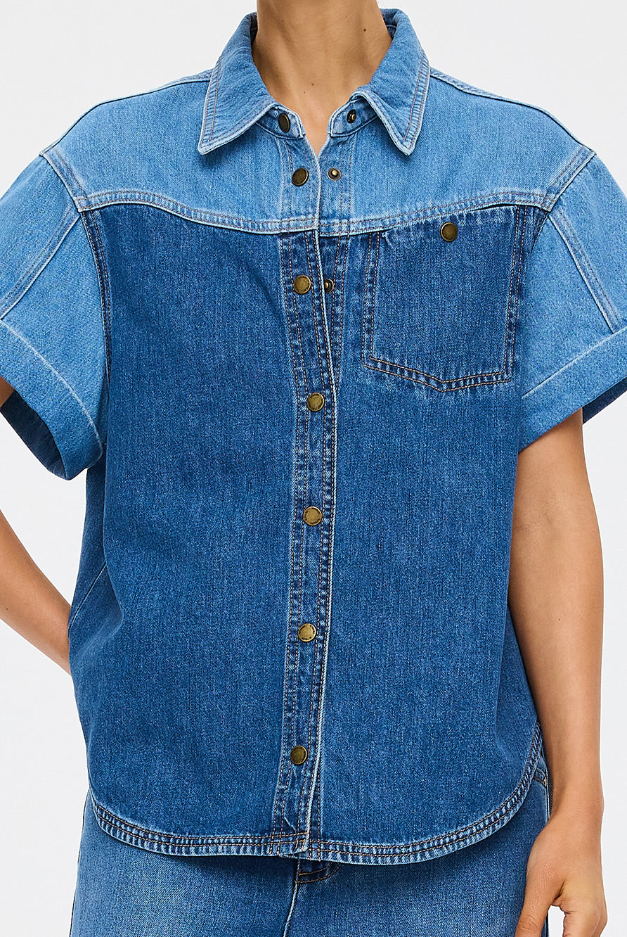 (Pre-Order) Kivari - Coralie Denim Shirt Kivari