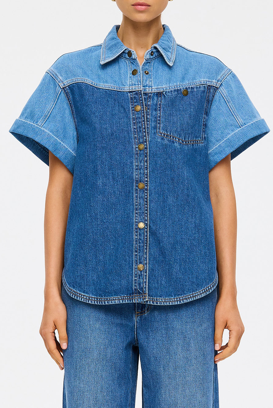 (Pre-Order) Kivari - Coralie Denim Shirt Kivari