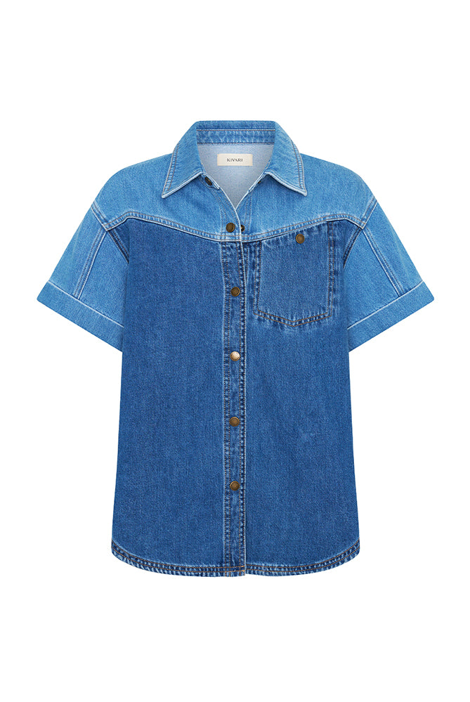 (Pre-Order) Kivari - Coralie Denim Shirt Kivari