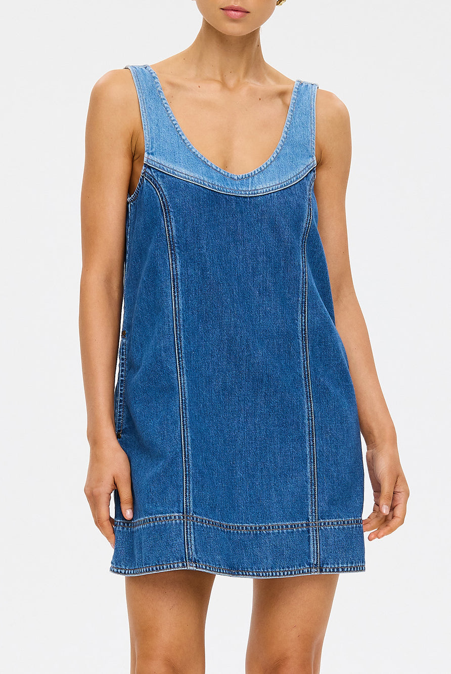 (Pre-Order) Kivari - Coralie Denim Mini Dress Kivari