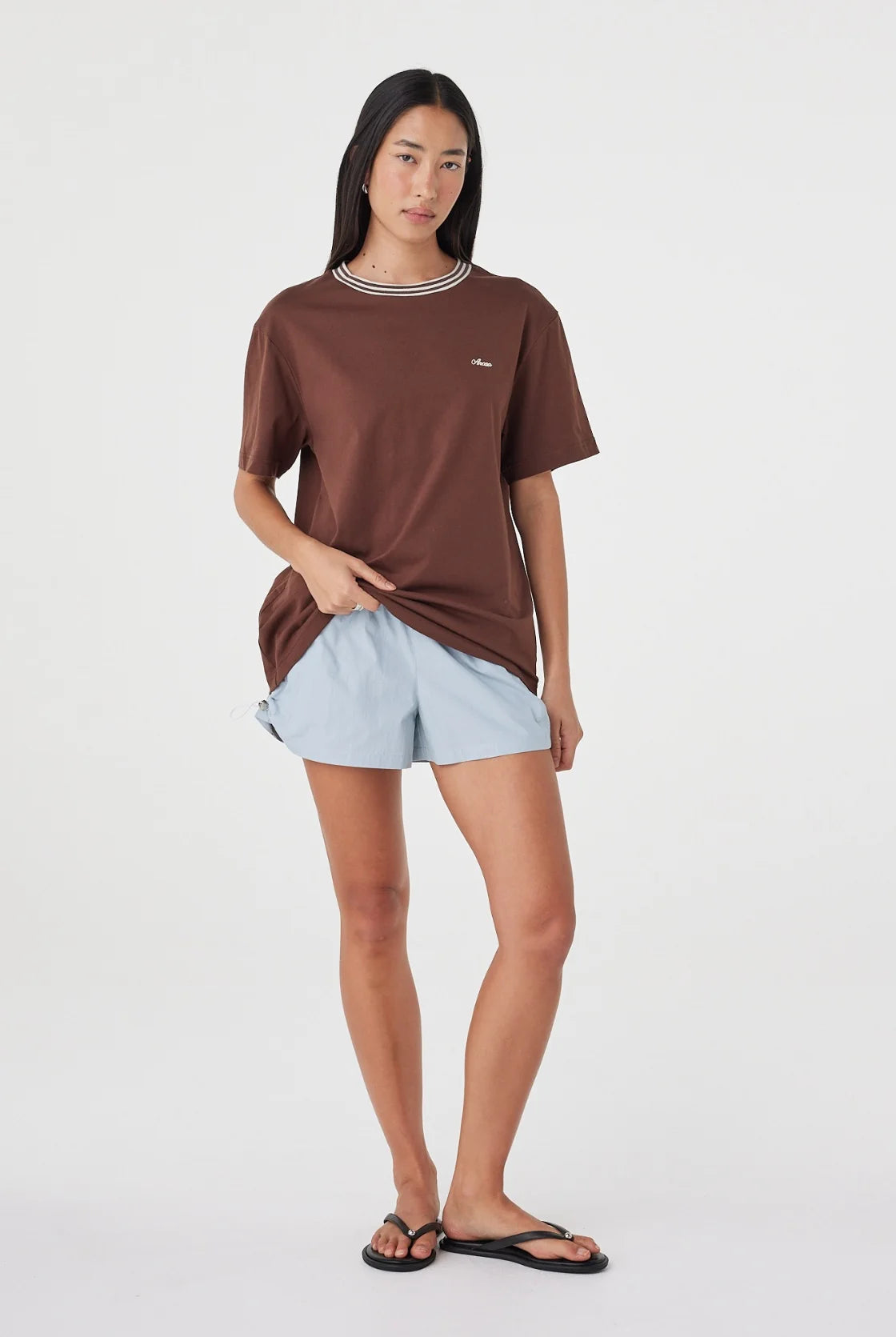 Arcaa - Kylen Tee (Espresso & Cream) Arcaa
