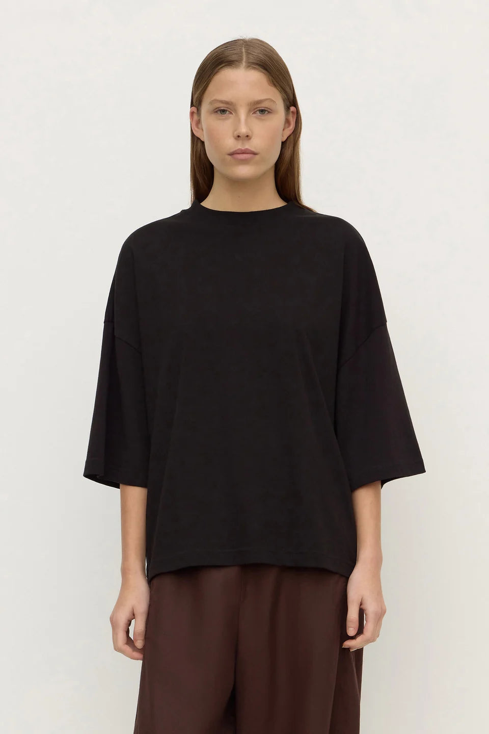 Assembly Label - Max Cotton Oversized Tee (Black) Assembly Label