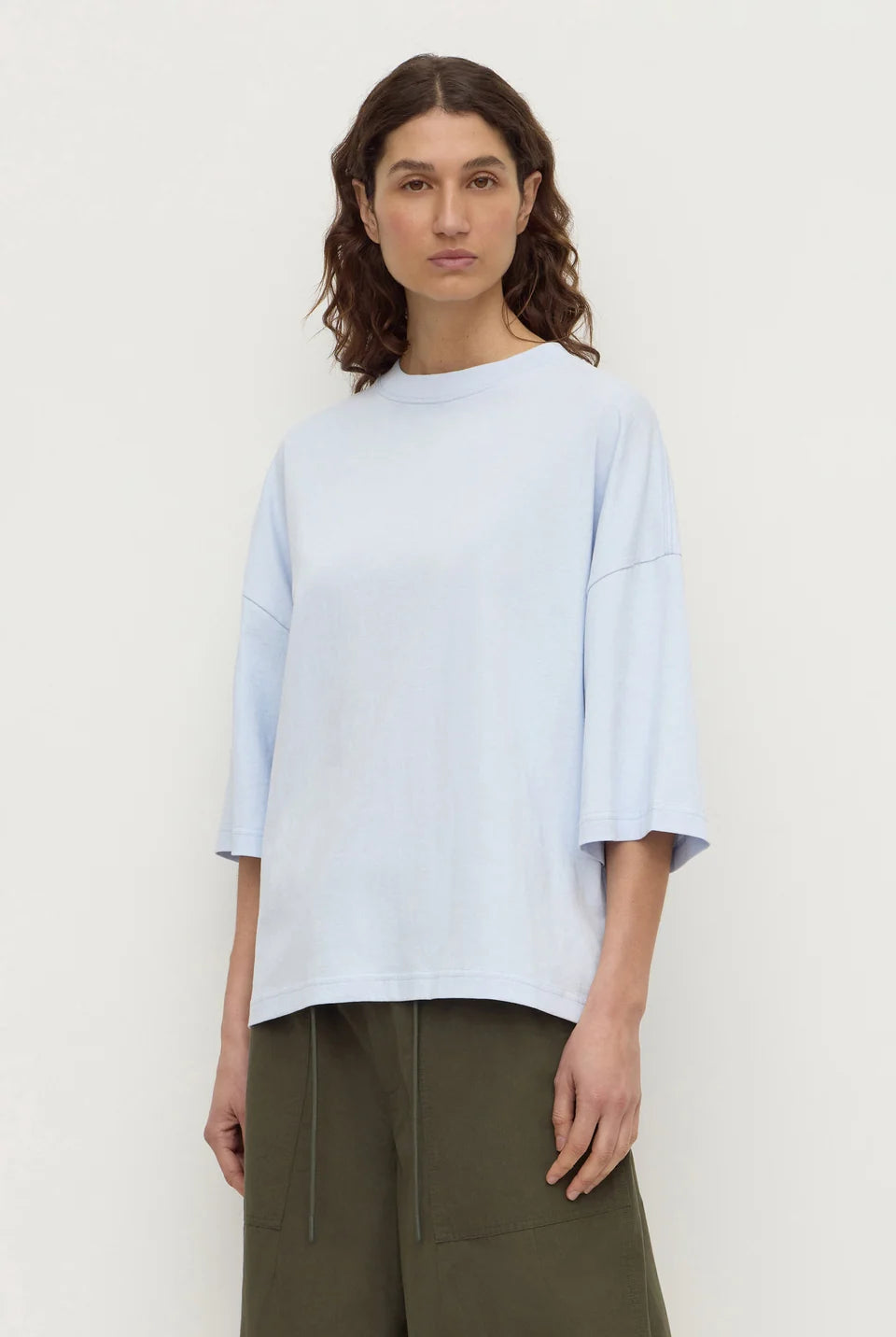 Assembly Label - Max Cotton Oversized Tee (Powder Blue) Assembly Label