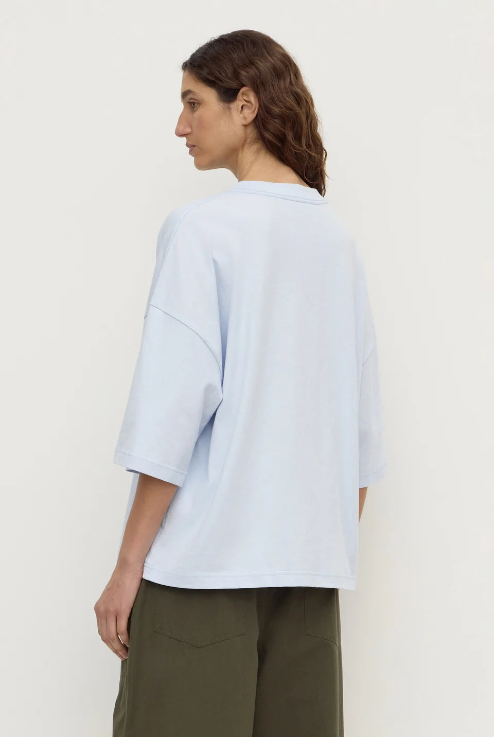 Assembly Label - Max Cotton Oversized Tee (Powder Blue) Assembly Label