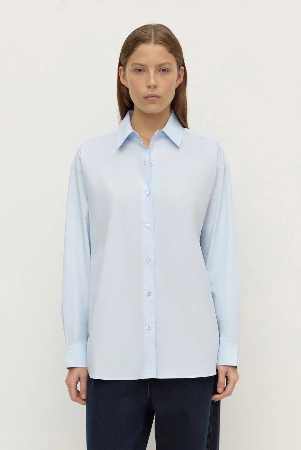 Assembly Label - Micha Popplin L/S Shirt (Powder Blue) Assembly Label