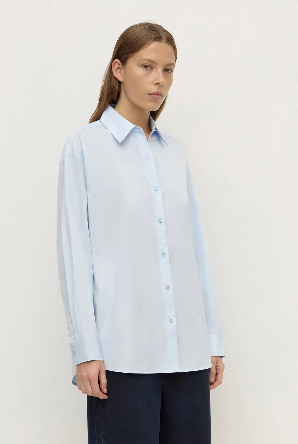 Assembly Label - Micha Popplin L/S Shirt (Powder Blue) Assembly Label