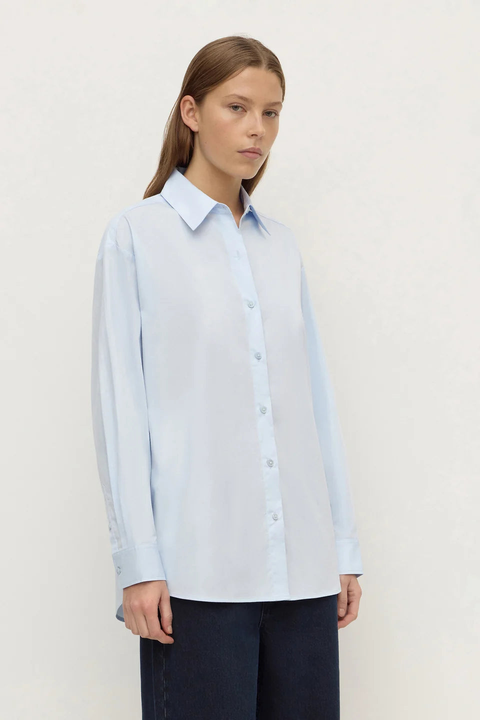 Assembly Label - Micha Popplin L/S Shirt (Powder Blue) Assembly Label