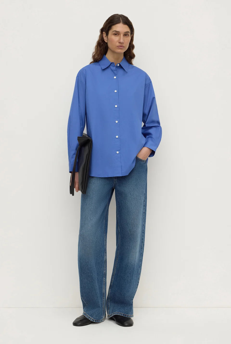 Assembly Label - Micha Popplin L/S Shirt (New Blue) Assembly Label